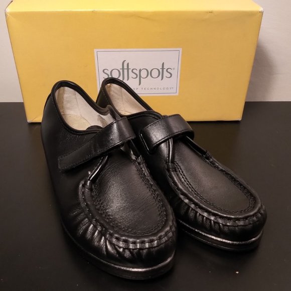 SoftSpots Angie Leather Comfort Shoe - Size 7.5 W - NEW - Picture 1 of 4